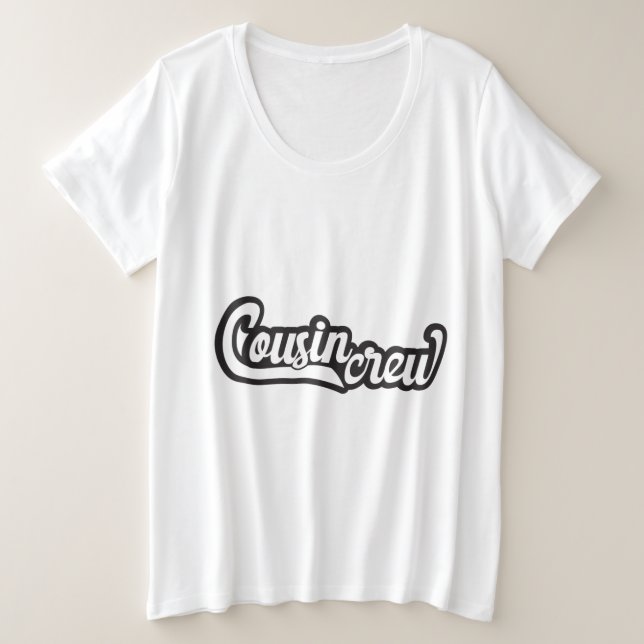Camiseta Tripulação de Primos (Frente do Design)