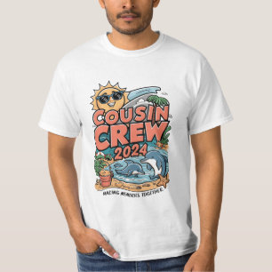 Camiseta Tripulação de primos Férias de verão de 2024 na pr