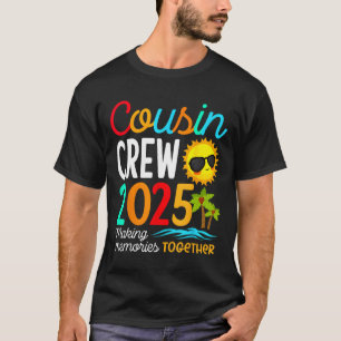 Camiseta Tripulação de Primos Férias de Verão na Praia Famí