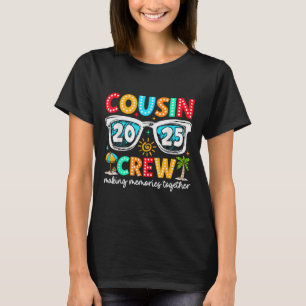 Camiseta Tripulação de Primos Férias de Verão na Praia Famí