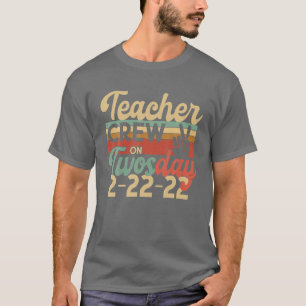 CAMISETA TRIPULAÇÃO DE PROFESSORES NA SEGUNDA-FEIRA, 2 DE
