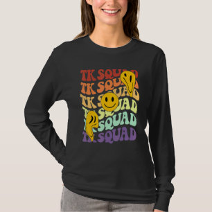 Camiseta Tripulação de Tk retro sorri voltado para a escola