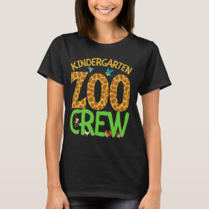 Camiseta Tripulação Do Jardim De Infância Zoológico De Volt