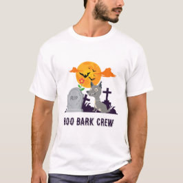 Camiseta Tripulação do Latido Boo | Engraçado Cachorro Hall