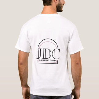 Camiseta Tripulação do Pai JDC, teia branca
