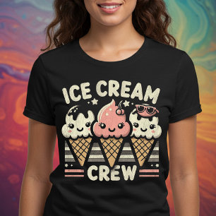 Camiseta Tripulação do sorvete