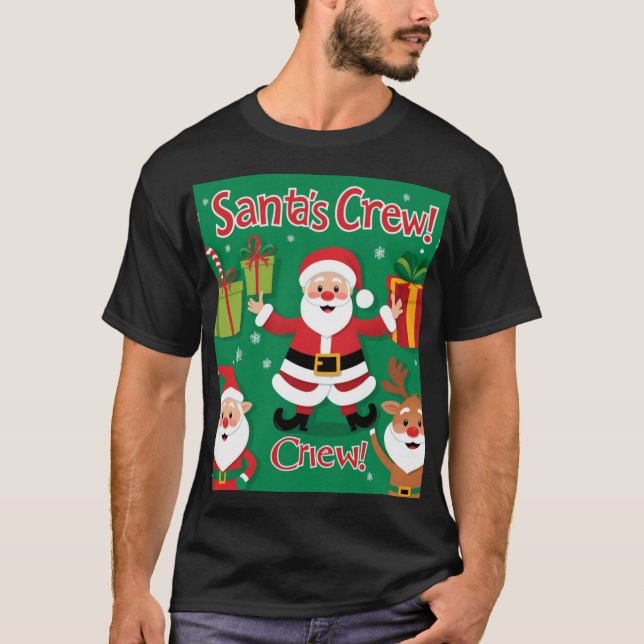 Camiseta Tripulação dos papais noeis! (Frente)