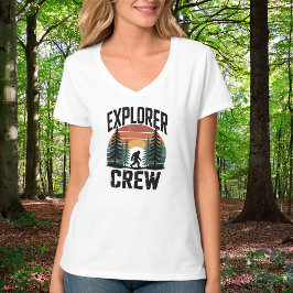 Camiseta Tripulação e Pavimento do Explorador de Férias Fam