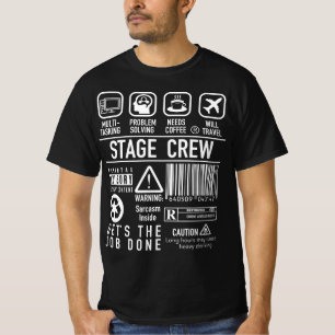 Camiseta Tripulação Engraçada de Palcos - Teatro na Sema
