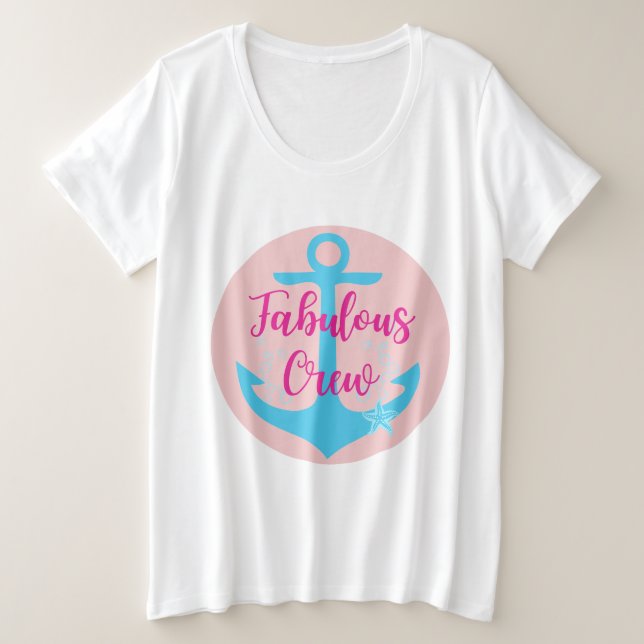 Camiseta Tripulação fabulosa (Frente do Design)