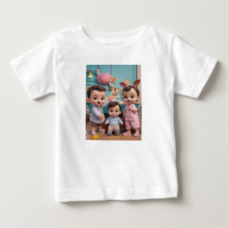 Camiseta Tripulação Joyful: A Gangue Adorável dos Bebês