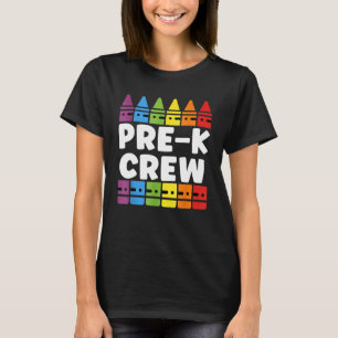 Camiseta Tripulação Pré-K De Volta Ao Professor