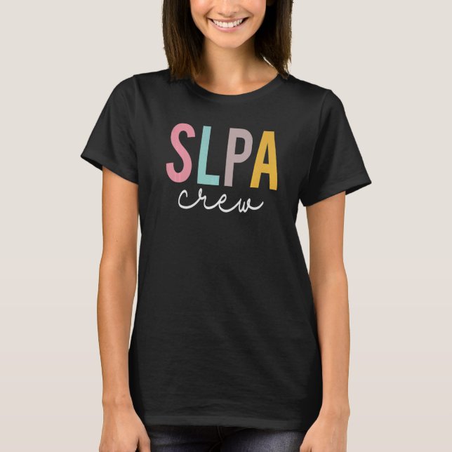 Camiseta Tripulação SLPA: Mulheres Coloridas Dia de Aprecia (Frente)