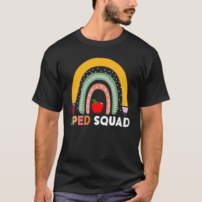 Camiseta Tripulação Sped Arco-Íris Professor Especial De Ed (Frente)