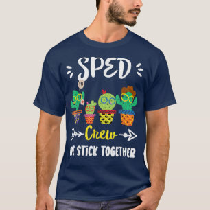 Camiseta Tripulação SPED, Equipe Engraçada de Cactus Escola