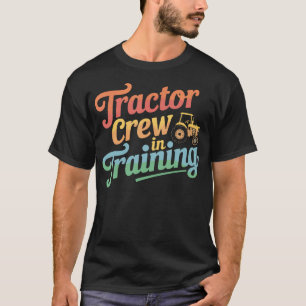 Camiseta Tripulação Trator Agricultor Agricultura Cultivo F