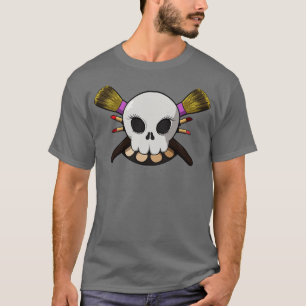 Camiseta Tripulantes de cosméticos Jolly pirata sem legenda