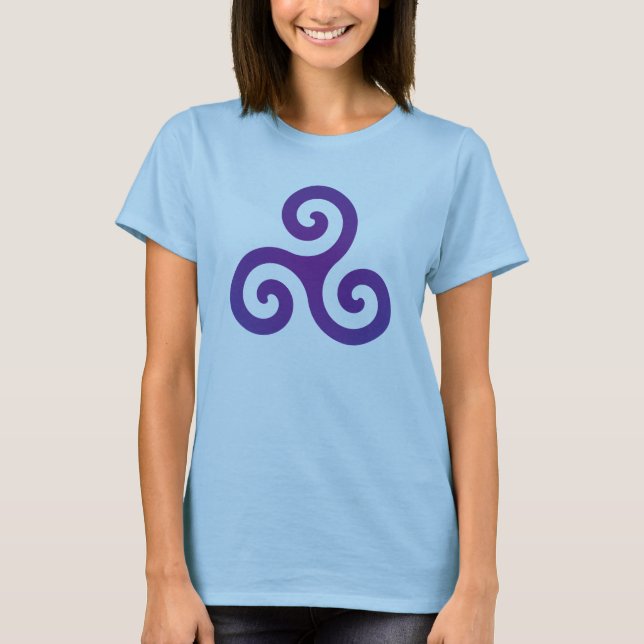 Camiseta Triskele Roxo (Frente)