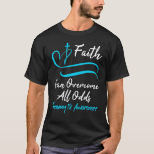 Camiseta Trisomia 18 Sensibilização da Cruz Cristã