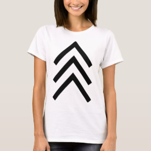 Camiseta Trisomy 21 Down Síndrome Três Setas Cromossômicas