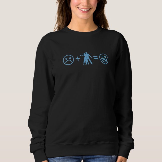Camiseta Triste Face Mais Tango Dançando Igual A Feliz Sorr (Frente)