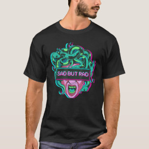 Camiseta Triste Mas Rad - Estátua Medusa Aestética Vaporwav