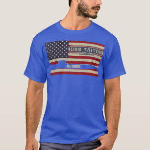 Camiseta Triton SSRN586 Radar Picket Nuclear Vint
