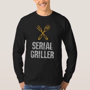 Camiseta Triturador principal do CHURRASCO Grill do grelhad
