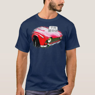 Camiseta Triumph TR250 1960s Elementos clássicos britânicos