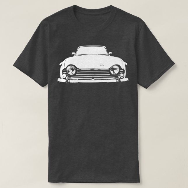 Camiseta Triunfo TR250 1960: monoblock clássico britânico (Frente do Design)