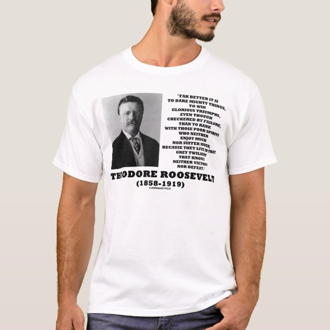 Camiseta Triunfos poderosos das coisas do desafio de (Frente)