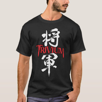 Camiseta Trivium Shogun Banda de Metal Estilo Japonês