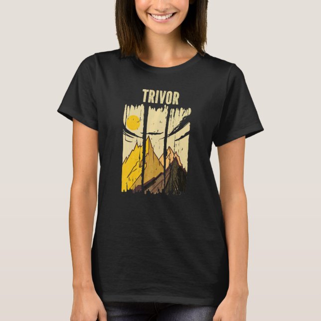 Camiseta Trivor Mountain Peak Summit Clima (Frente)