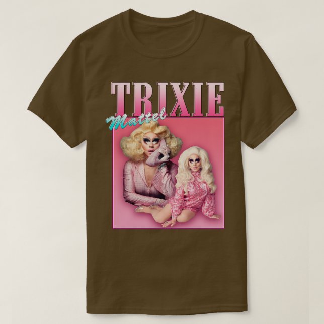 Camiseta Trixie Mattel vintage retro design 1 (Frente do Design)