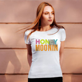 Camiseta Trixie Retro 70's Themed Honeymoonin' Bride