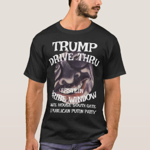 Camiseta Trmp GuerraIrã Perro Wag Bombardeio Crimes de Guer