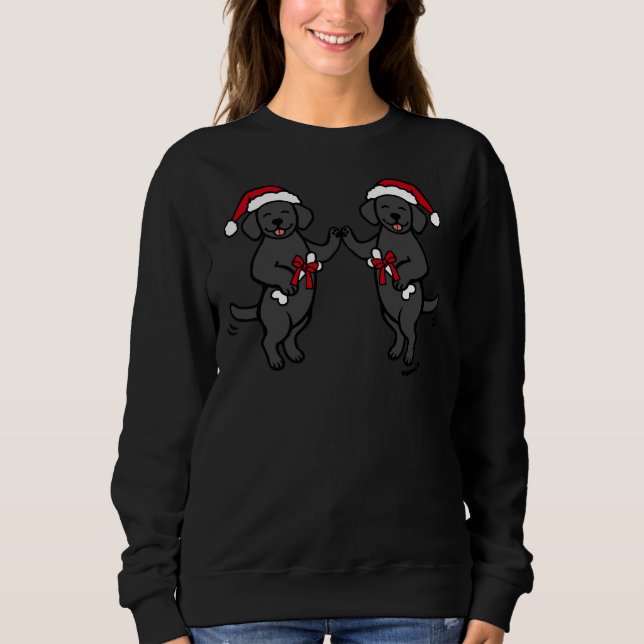 Camiseta Troca de Amigos do Labrador Negro (Frente)