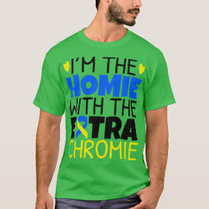 Camiseta Trocadilho de Consciência para o Dia da Síndrome d