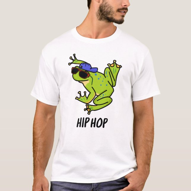 Camiseta Trocadilho Engraçado de Sapo de Compras (Frente)