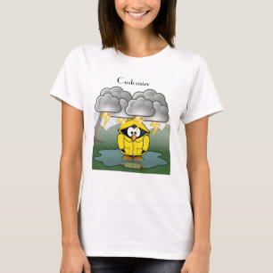 Camiseta Trocando Rainy Day Pinguin Thunder_Cove