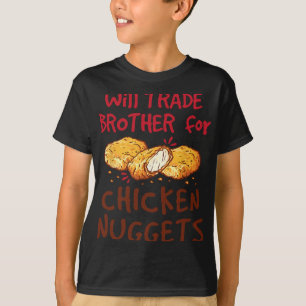 Camiseta Trocar Irmão Por Nuggets De Frango