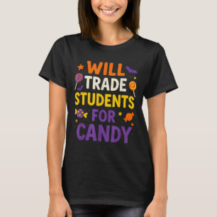 Camiseta Trocará Estudantes Por Candy Engraçada Cota Hallow