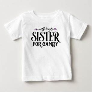 Camiseta Trocará irmã por doces