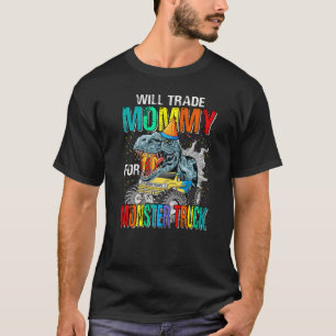 Camiseta Trocará Mamães Para Dinossauro Monstro De Caminhão