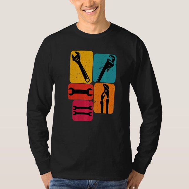 Camiseta Trocas mecânicas Retro (Frente)