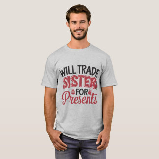 Camiseta Troco Irmã por Presentes