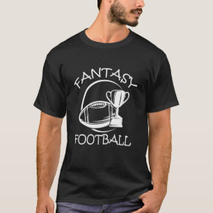 Camiseta Troféu de campeão de futebol fantasista