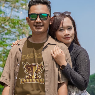 Camiseta Troféu de campeão de Piada engraçado