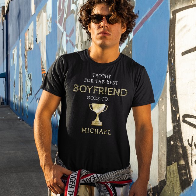 Camiseta Troféu de Melhor Namorado (Criador carregado)