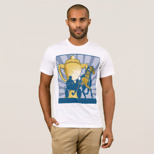 Camiseta Troféu de Trotting Sulky e Cavalo
